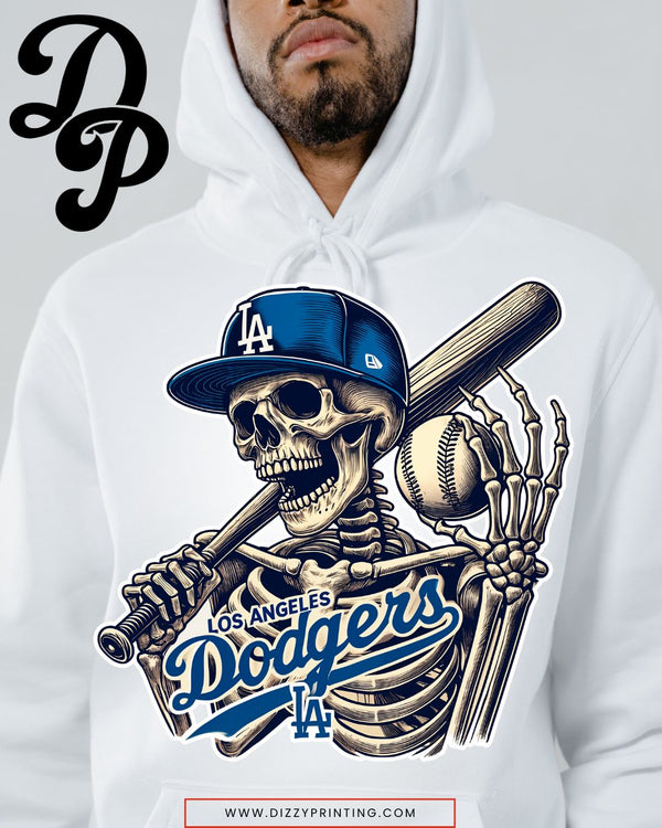 Dodgers Skeleton Hoodie