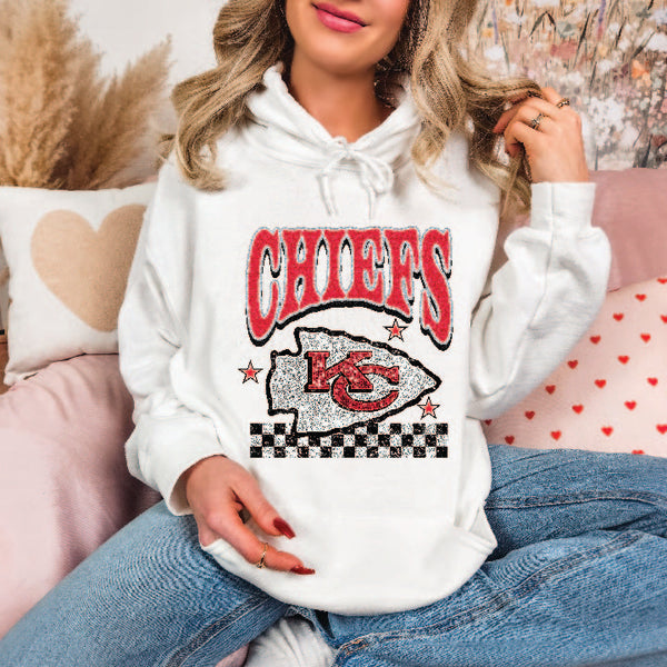 Chiefs Glitter Sweater