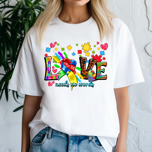 Love needs no words (Multi color)