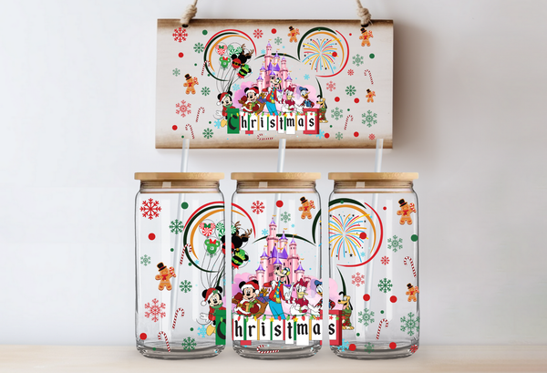 Disney Castle Christmas Libby Cup Wrap