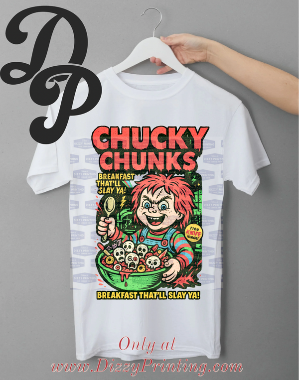 Chucky Chunks Cereal Box