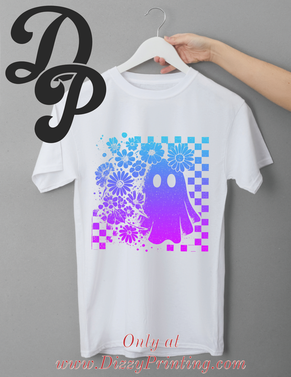 Checkered Ghost-blue purple