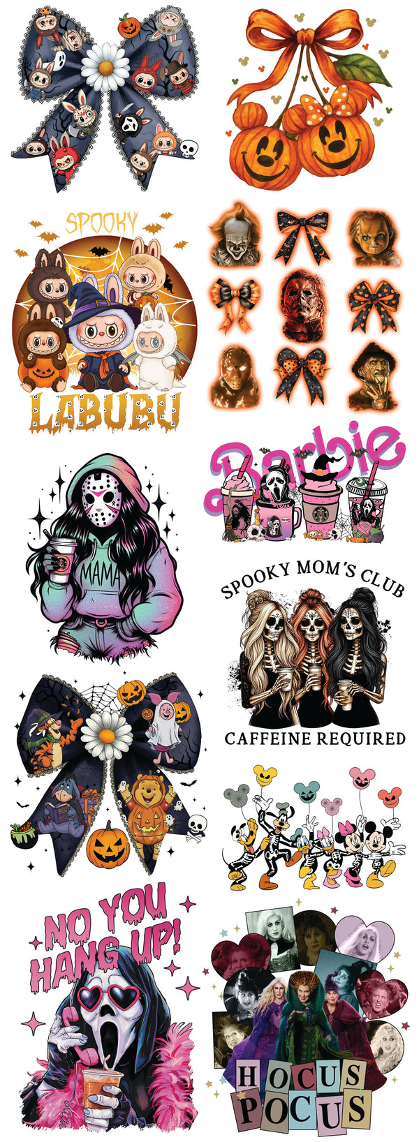 Halloween Gangsheet 2